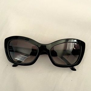 Prada 56mm Cats Eye Sunglasses Black